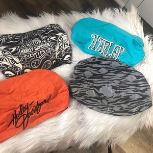 Set of 4 stretchy head wraps for women